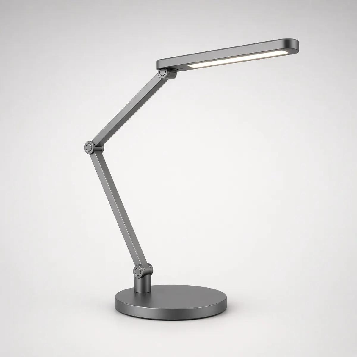 LED 護眼檯燈 — 寫實產品攝影示意